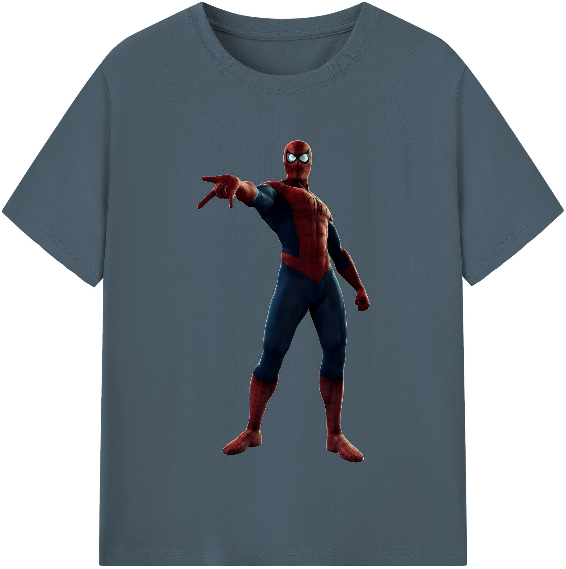（画像用） Spider Man スパイダーマン 綿100％半袖Tシャツ（フロントプリント）